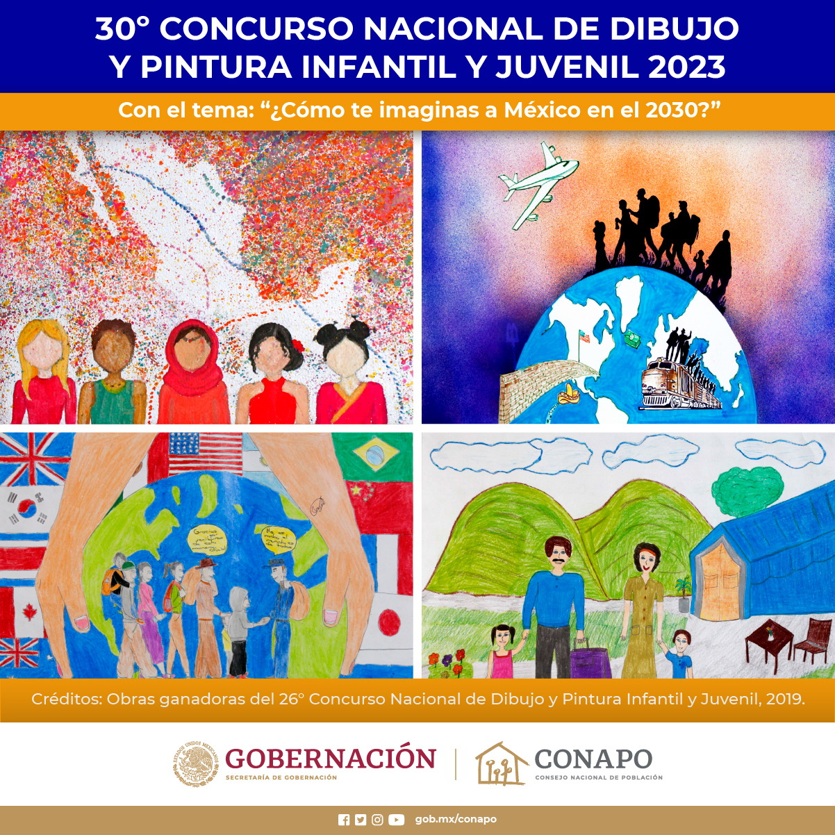 SEGOB Invita Segob A Participar En El 30 Concurso Nacional De Dibujo